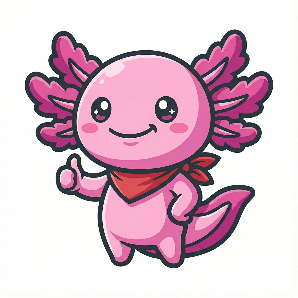 Kairo’s Red Bandana | Clip-On Pet Scarf for Small Dogs & Cats | Adjustable Quick-Release Collar | Axolago Mascot Accessory | Cute Neckwear